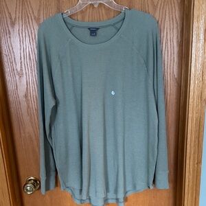 Eddie Bauer Sage Waffle Knit Top - Women’s XL